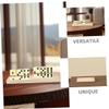 BESPORTBLE 2pcs Elevate Your Domino Experience Sturdy Wood Domino Bases Card Trays for Holder view 3
