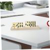 BESPORTBLE 2pcs Elevate Your Domino Experience Sturdy Wood Domino Bases Card Trays for Holder view 4