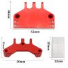 MIXVZARF RC Upgrade Accessories for MN128 MN86 MN86S MN86K MN86KS for MN G500 1/12 Metal Pull Rod Mount for Seat and Servo Mount Bracket RC Crawler Car Upgrade Parts(Red) view 3