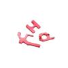 for Wltoys 104001 1/10 RC Car Upgrade Parts Accessories Metal Motor Mount Base Bracket Holder Center Gear Mount Set RC Car Repair Kit(Red) view 1