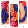Abaodam 1Pc Outdoor Elastic Rainbow Rope Stretchy Pull Ring for Four Direction Running Activities School Training Tool for Group Games Design Promotes Coordination view 4