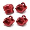 for Arrma 1/7 1/8 Rc Car Upgrade Parts Accessories 4pcs Aluminum Alloy Shock Cap Absorber Protector RC Car Repair Kit(Red) view 2