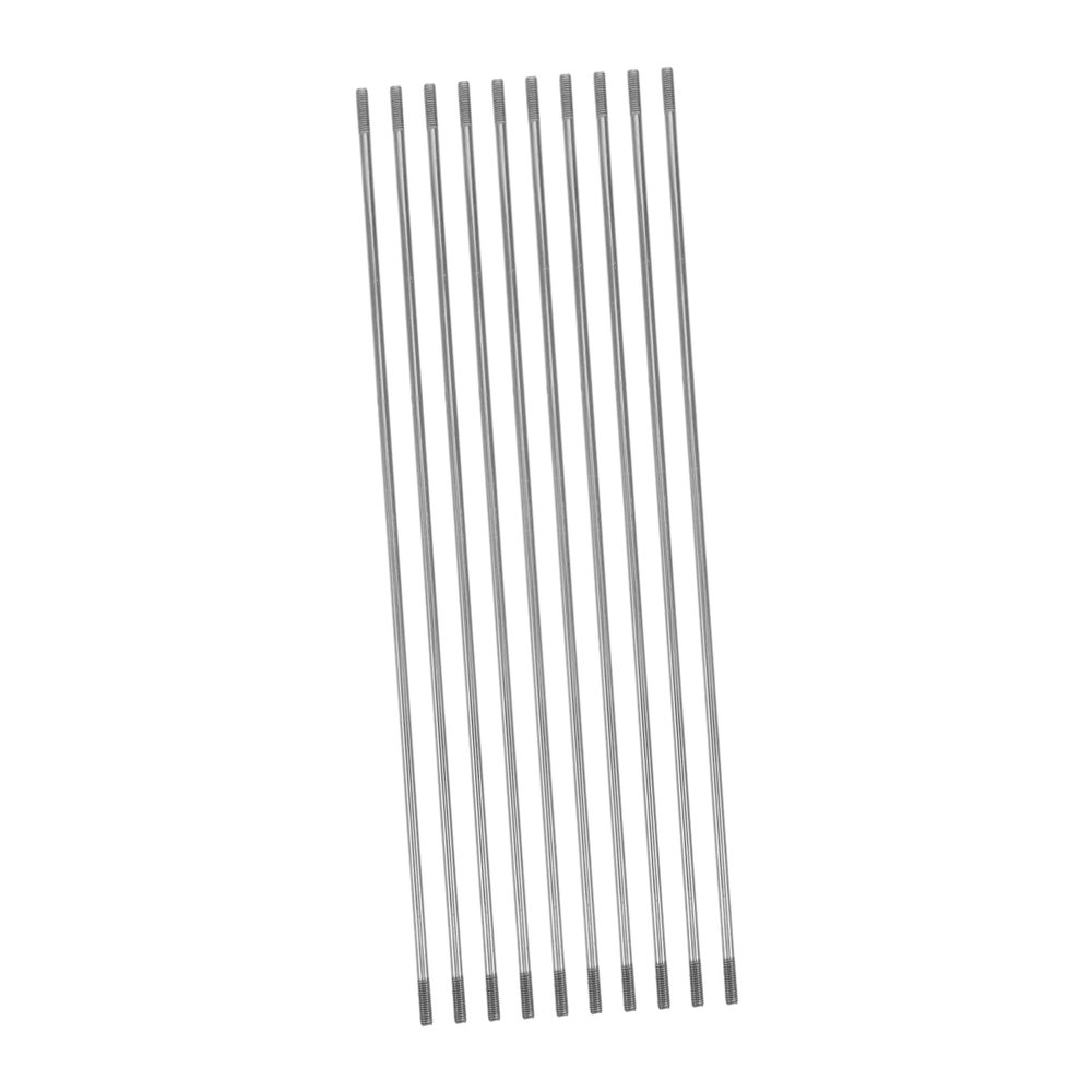 BESPORTBLE 10pcs Metal Tie Rod for Boat Models Double-Head Threaded Rod Linkage for RC Cars and Boats Ball Head Connector for Miniature Applications