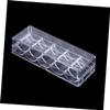 BESPORTBLE Poker Chip Rack for 100 Chips for Game Night and Parties Sturdy Acrylic Storage Box view 4