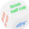 Abaodam 6pcs Acrylic Drinking Dice for Friends Gatherings Bachelorette Parties Fun Party Games Excitement and Entertainment at Bars and Ktv view 3