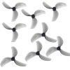 16 PCS RC Propeller Gemfan 45mm 3-Blade Propeller Props with 1.5mm Shaft Hole for RC FPV Whoop Drone Freestyle Quadcopter 8CW 8CCW(4 Pairs Grey+4 Pairs Pink) view 2