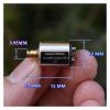 1215 Small 12mm*15mm Coreless electronic starter Single Flywheel Engine Stong NdFeB Magnetic DC 3V 3.7V 5V 6V High Speed DIY HO Toy Car Train view 2
