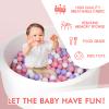 Foam Ball Pit, 35.4"x 11.8" Ball Pits for Toddlers, Soft Round Kiddie Baby Ball Pool for Kids, Ideal Gift for Babies Indoor Outdoor Game, Balls not Included - White view 4