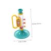 BESPORTBLE 2pcs Lightweight Toy Trumpet for Boys and Girls Portable Musical Instruments for Early Education Safe Design Fun Learning Playthings for Boys and Girls Cartoon Style view 2