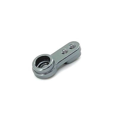 1 PCS Metal Servo Arm Servo Horn for FMS FCX24 1/24 RC Crawler Car Replacement Parts(Titanium Color)