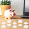 Luxshiny 80pcs Piggy Bank Bottom Caps Plastic Money Jar Stoppers for Easy Sealing Assorted for Coin Banks and Figurines Reliable and Reusable Plugs view 3
