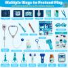 Doctor Kit for Toddlers 3-5, Pretend Doctors Play Set with Cart, Costume and Stethoscope for Kids Aged 3 4 5, Role Play Medical Toys for Girls Boys, Christmas Birthday Educational Gift for Toddler view 2