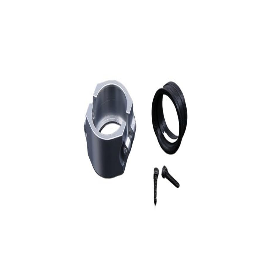 PWKSYTBJ 1/5 Rc Car ROFUN Metal Clamp of Exhaust Pipe for 1/5 Rovan Kingmotor Mcd Redcat Rcmk 5B 5T 5SC Ss Truck Parts(Silver)