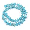 35pcs 13mm Starfish Shape Natural Turquoise Stone Beads Howlite Handmade Beads For Making DIY Pendant Crafts,White,13mm Approx 35Pcs view 3