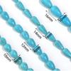 1 Strand Water Drop Shape Natural Turquoise Beads 10-16mm Loose Bead For DIY Bracelet Making Beaded Supplies,White,14mm(approx 20pcs) view 3