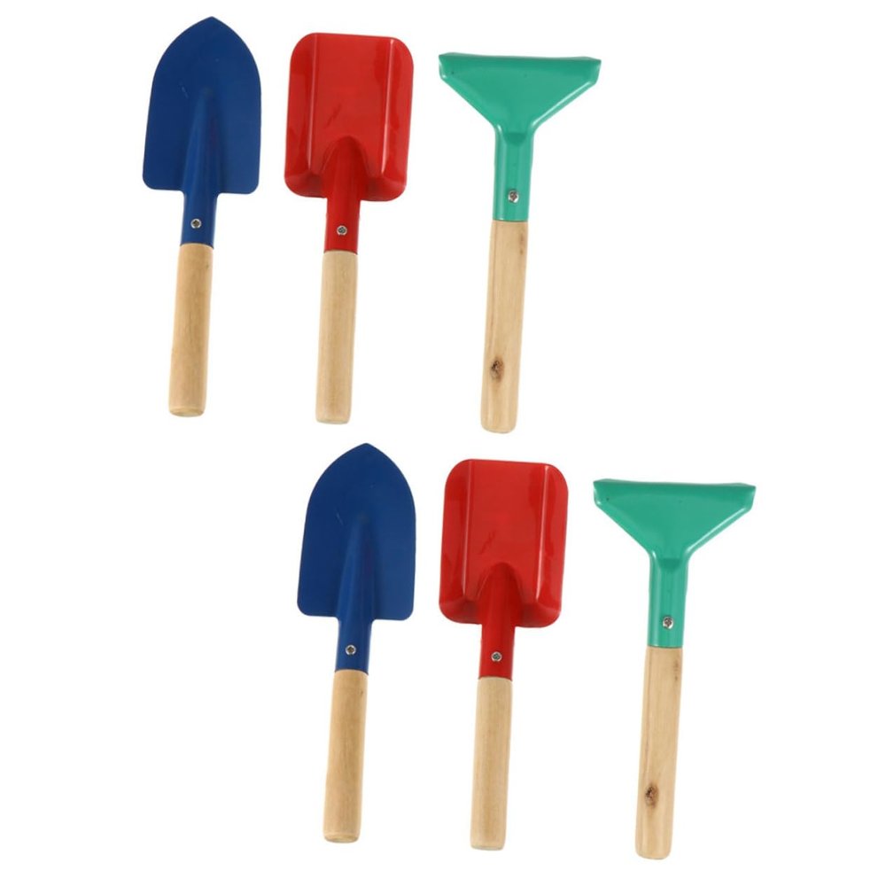 Happyyami 1set Boy Girl Gardening Tool Boy Girl Rake Trowel and Spade Kit for Outdoor Planting and Soil Loosening for Boys and Girls Gardening Fun
