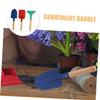 Happyyami 1set Boy Girl Gardening Tool Boy Girl Rake Trowel and Spade Kit for Outdoor Planting and Soil Loosening for Boys and Girls Gardening Fun view 3