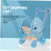 Vaguelly Shopping Cart Toy for Boys and Girls Educational Grocery Cart Realistic Design for Pretend Play Parent Interaction Safe Material Appearance view 2