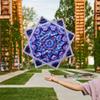 BVCY Flow Star (UV Reactive) Beginners Cloth Spinning Easy to Rotate Juggling and Skill Toy Fingertip Rotating Flow Toy Dapo Star Blue&PinkR05-style3 view 2