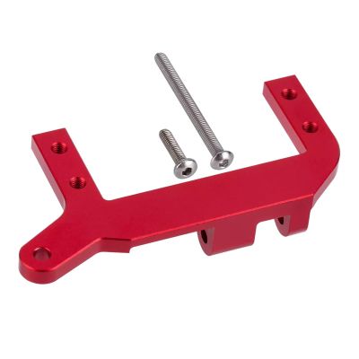 RC Spare Part Compatible with TRX-4 Aluminum Servo On Axle Mount Upgrade Parts 4-Link Suspension for 1/10 RC Crawler Car(Red)