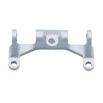RC Spare Part Compatible with Axial for Capra UTB18 1/18 RC for Racing Car Upgrades Metal Front Servo Mount Bracket Servo Mount Rear Link Rod for Seat(Silver,Rear)