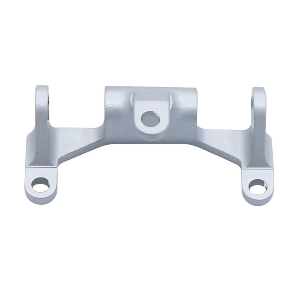 RC Spare Part Compatible with Axial for Capra UTB18 1/18 RC for Racing Car Upgrades Metal Front Servo Mount Bracket Servo Mount Rear Link Rod for Seat(Silver,Rear)