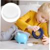 ABOOFAN 40pcs Piggy Bank Bottom Stoppers Round Money Box Plug Covers Plastic Closure Caps for Savings Box Replacement Stoppers for Safe Money Storage view 4