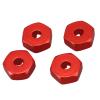 Aluminum Alloy 12mm Combiner Wheel Hub Hex Adapter Upgrades for Wltoys 144001 1/14 RC Car Spare Parts(Red) view 3
