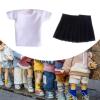 1/12 Scale Doll T Shirt with Short Skirt Doll Clothes Accessory Soft Handmade view 3