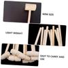 MUSISALY 24pcs Mini Wooden Hammers for Boy Girl Safe Craft Tools for Projects and Creative Fun Hand-Eye Coordination and Dexterity for Birthday Parties and Educational Activities view 2