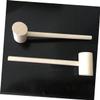 MUSISALY 24pcs Mini Wooden Hammers for Boy Girl Safe Craft Tools for Projects and Creative Fun Hand-Eye Coordination and Dexterity for Birthday Parties and Educational Activities view 3