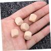 ARTIBETTER 100pcs Wooden Blank Dice Unfinished Craft Blocks for DIY Games Smooth Surface Durable for Projects and Artistic Creations view 2