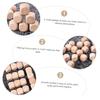 ARTIBETTER 100pcs Wooden Blank Dice Unfinished Craft Blocks for DIY Games Smooth Surface Durable for Projects and Artistic Creations view 4