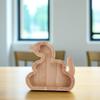 Abaodam Boy Girl's Wooden Snake Piggy Bank Adorable Money Box for Teaching Financial Responsibility Birthday for Boys and Girls view 4