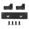 Black Servo Mount Carbon Fiber + Alloy Servo Fixed Bracket Fit for Axial Capra 1.9 UTB AXI03004 1:10 RC Crawler Cars Parts view 1