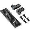 Black Servo Mount Carbon Fiber + Alloy Servo Fixed Bracket Fit for Axial Capra 1.9 UTB AXI03004 1:10 RC Crawler Cars Parts view 4