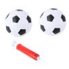 Abaodam 1 Set Mini Soccer Ball Diameter Football for Indoor Outdoor Play Includes White Balls Red Inflator Educational Present view 1