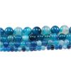 1strand 4 6 8 10 12 Mm Loose Beads Natural Blue Striped Agates Natural Stone Round Spacer Beads For DIY Making,Blue Striped Agates,8mm X 48pcs view 1