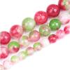 6/8/10MM Natural Stone Beads Watermelon Tourmaline Jades Loose Spacer Beads for Making DIY Necklace Bracelet Handmade Accessories, Tourmaline Jades,10mm 36 to 37pcs view 1