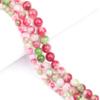 6/8/10MM Natural Stone Beads Watermelon Tourmaline Jades Loose Spacer Beads for Making DIY Necklace Bracelet Handmade Accessories, Tourmaline Jades,10mm 36 to 37pcs view 4