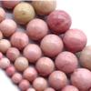 15'' Natural Rhodochrosite Red Stone For Making Pink Loose Beads DIY Bracelet 4mm 6mm 8mm 10mm 12mm,Rhodochrosite Red Stone,4mm 93pcs Beads view 2