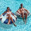 2 Packs Inflatable Pool Floats Adult Tube Floaties for Floating Pool Chair Float Lounger Floats Raft with Cup Holder view 1