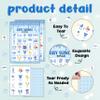 TCHOND Blue Glitter Bingo Game Cards for Adults, Bingo Cards for Family Holidays Friends, Ideal Gifts for Gender Reveal Party Games, 24 Players Birthday Party Supplies Favors, 02 view 3