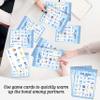 TCHOND Blue Glitter Bingo Game Cards for Adults, Bingo Cards for Family Holidays Friends, Ideal Gifts for Gender Reveal Party Games, 24 Players Birthday Party Supplies Favors, 02 view 4