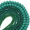 1Strand Light Green Flat Beads Faceted Beads For Making Accessories DIY Bracelet Necklace,Green,4x3mm-apx100pcs view 3