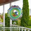12 3D Hummingbird Wind Spinner, Stainless Steel Hanging Sculpture for Yard, Metal Art Decor for Indoor & Outdoor Use, Unique Gift for Balcony & Patio view 3