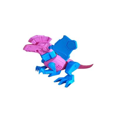 DilophoBOT Articulated Mecha Dilophosaurus Figurine Sci-Fi Desk Fidget for Teens & Adults Stress Relief & Collectible Made in USA.