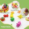40 PCS Mini Erasers for Kids, Cute 3D Erasers Bulk, Fun Pencil Eraser, Cartoon Animal & Food Theme Pencil Eraser Mixed Set, Teacher Prizes for Kids Classroom Rewards Party Gifts view 2