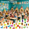 40 PCS Mini Erasers for Kids, Cute 3D Erasers Bulk, Fun Pencil Eraser, Cartoon Animal & Food Theme Pencil Eraser Mixed Set, Teacher Prizes for Kids Classroom Rewards Party Gifts view 3