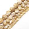 4/6/8/10 Mm Natural Trochus Shell Stone Beads Round Loose Beads for Making DIY Bracelet Necklace 15 Inch,Trochus Shell Stone,4mm 90pcs view 2